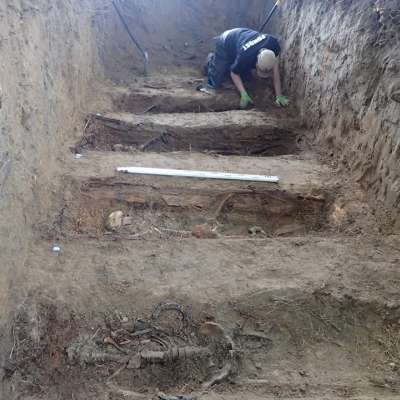 W Korytach odnaleziono masowy grób