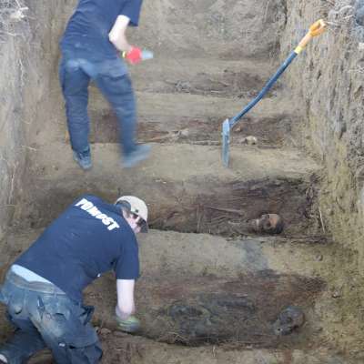 W Korytach odnaleziono masowy grób