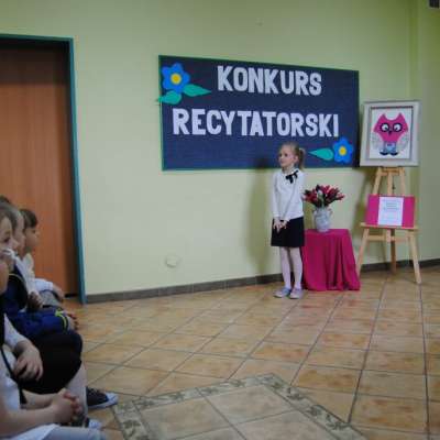 Szkolny konkurs recytatorski